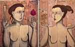 Sisters (pair) by Artist Jane Sybilla Fordham