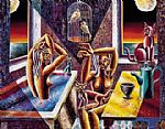 Moonlight Crossing by Artist Nichollas Hamper