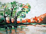 danube delta by Artist DRAGOS SPINOAE