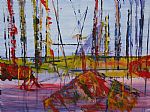 Landscape Moods 1 by Artist  Laura H Elliott
