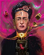 Luna en mis sueños by Artist Antonio Abadia 