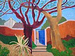 The Blue Gate by Artist Audrey Hussey