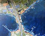 Causeway New York State by Artist Gerry Halpin MBE MAFA