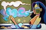 'Tibetan Bath'  by Artist Richard Feinman