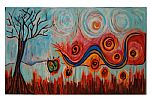 Tree, Apple, Snake by Artist Justine Kerr