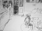 Cooke's' Pie and Mash Restaurant (3) by Artist judy clarkson
