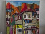 Oil on Canvas "Village 2" by Artist Goryan Grigorov