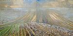 Field II (Pair of Landscape Paintings) by Artist Sonya N. Plotnicka