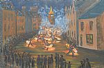 Stonehaven Fireballs 1962 by Artist Liz Lees